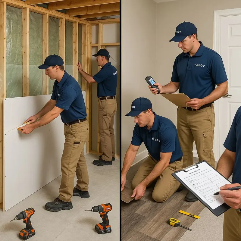 Repairs and Reconstruction process in Mullens, WV