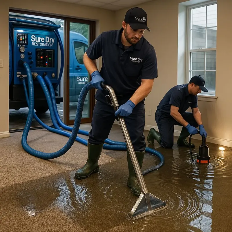 Water Extraction and Removal process in Mullens, WV